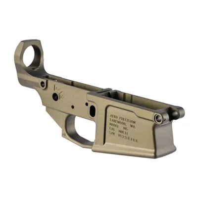 M5 Stripped Lower Receiver For AR .308 OD Green