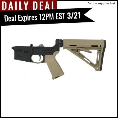 PSA AR-15 Complete Lower Magpul MOE EPT Edition - Flat Dark Earth, No Magazine