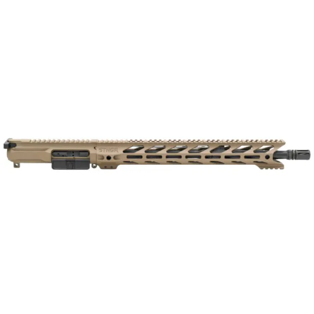 STNGR AR-15 .223 Wylde 16in M-LOK Complete Upper Receiver w/15in HWK Handguard BCG & CH Flat Dark Earth Cerakote
