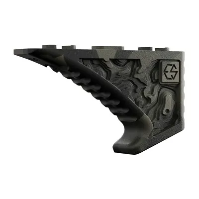 M-LOK Compatible Enhanced Foregrip For AR-15 Rifle, Multicam, Black