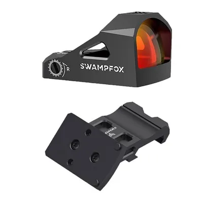 Micro Reflex Rebel 45 Offset Dot Sight Mount & Liberty Red Dot Black