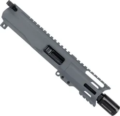 ABC RIFLE COMPANY AR9 9mm Luger Pistol Billet 4in Barrel M-LOK Handguard Complete Upper Receiver w/BCG And Charging Handle Sniper Grey