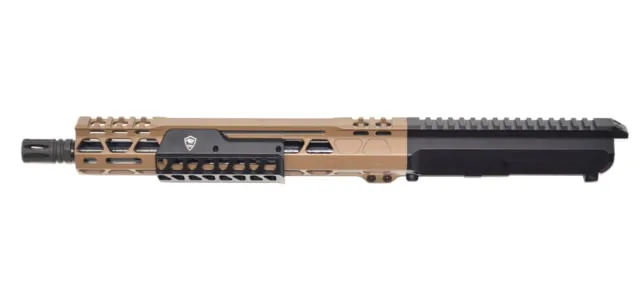 Bilson Arms BA15FC 223 Wylde 12.5in Forward Charging Complete Upper Assembly Carbine Length 1-7 Twist 1/2-28 TPI FDE/Graphite Black