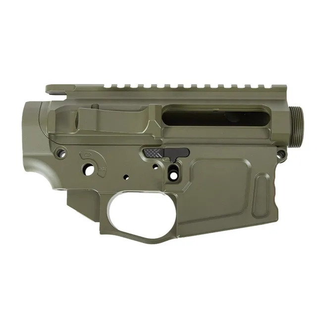 PSA Sabre-15 Billet Ambi-Receiver Set, OD Green