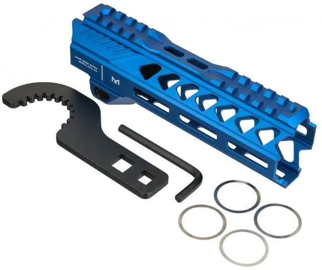 Strike Industries AR-15 M-LOK Handguard Rail 15.5in Blue