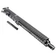 Tiger Rock Complete Upper Receiver AR 9mm 16in Length 1-10 Twist w/ 15in Super Slim KeyMod Handguard Black Large