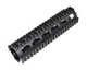 Sniper AR .308 2 Piece Drop-In Quad Rail Handguard 8.75in Round End Cap DPMS Low Profile Pattern Mid-Length Black