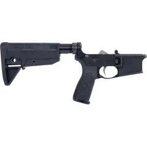 MK2 RMS-M1T0 Mod-0 AR-15 Complete Lower Receiver, Black