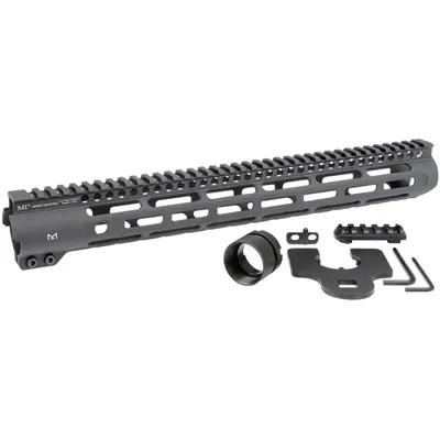 Slim Line Handguards 15" M-LOK Aluminum Black