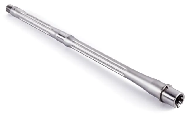 Wilson Combat Match Grade Barrel AR-15 300 HAM'R 16 in Recon Tactical-Fluted Mid Length 1-15 Twist 5/8x24 Threaded Glass Bead