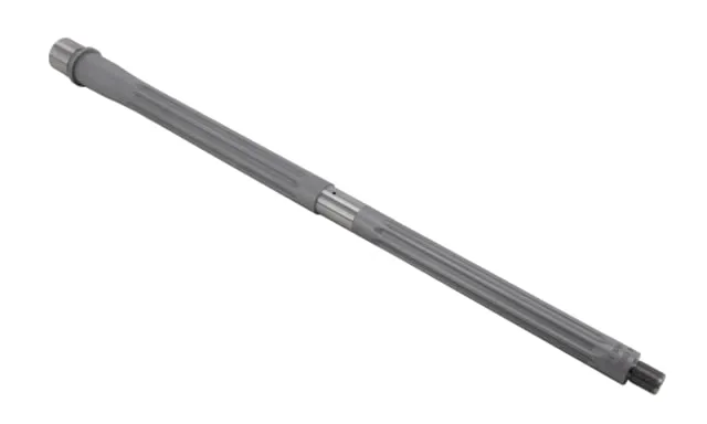 Shaw AR-15 223 Wylde Threaded Barrel Straight Flute 18in HBAR Profile 1-8 Twist 1/2-28 Thread Matte Stainless