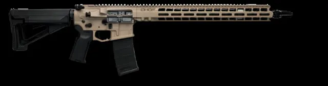 Radian Weapons Model 1 Complete Upper Receiver .223 Wylde 17.5 in Barrel Custom Intermediate 1-8 Twist 1/2x28 Thread M-LOK Deadair Flash Hider FDE
