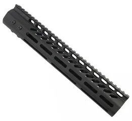 Guntec USA Ultra Lightweight Thin M-LOK Free Floating Handguard w/Monolithic Top Rail .308 Cal 12in Black