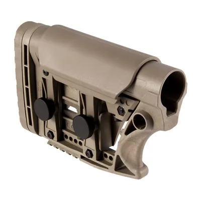 Collapsible AR-15 Stock Assembly Adjustable Carbine Length FDE