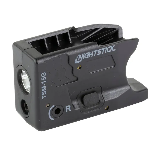 Nightstick Rechargeable Subcompact Gun Light w/Green Laser