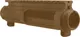 ABC RIFLE COMPANY AR-15 Sleek Billet Stripped Upper Receiver Cerakote Burnt Broze