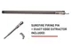 Volquartsen Firearms THM Lightweight Threaded Rifle Barrel Smith & Wesson M&P 15-22 Sport .22 LR 1/2x28 Thread Carbon Fiber Carbon Black