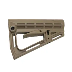 IMI Defense TS-1 Tactical AR-15 M16 M4 Collapsible AR Buttstock w/Overmolded Buttplate Flat Dark Earth