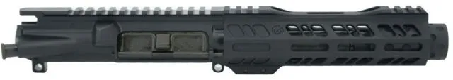 Grid Defense Complete Upper Receiver 9mm 9x19 Para 5.5 inch 4150 Light HBAR Barrel 1-10 Twist 7 inch Octagon M-LOK Rail Dimpled Flash Can Black