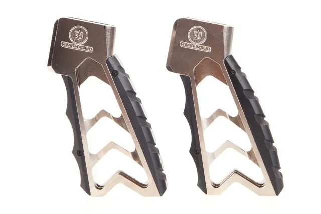 Tyrant Design MOD Grip Chevron- Nickel