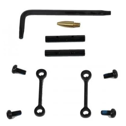 Guntec USA AR-15 Complete Anti-Rotation Trigger/Hammer Pin Set Black