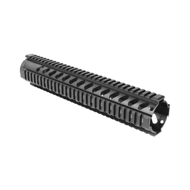 AIM Sports Inc AR Free Float Rifle Length Quad Rail/V3 15in Black Medium