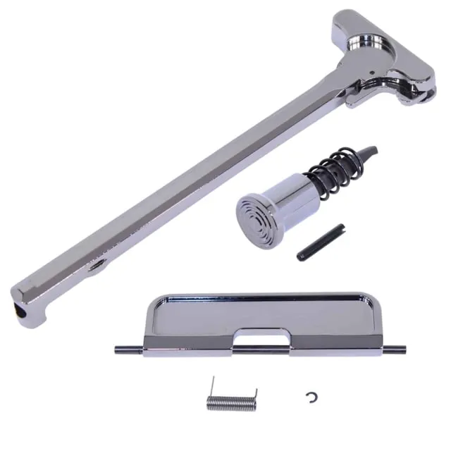 Guntec USA AR-15 Upper Receiver Assembly Kit Black Chrome