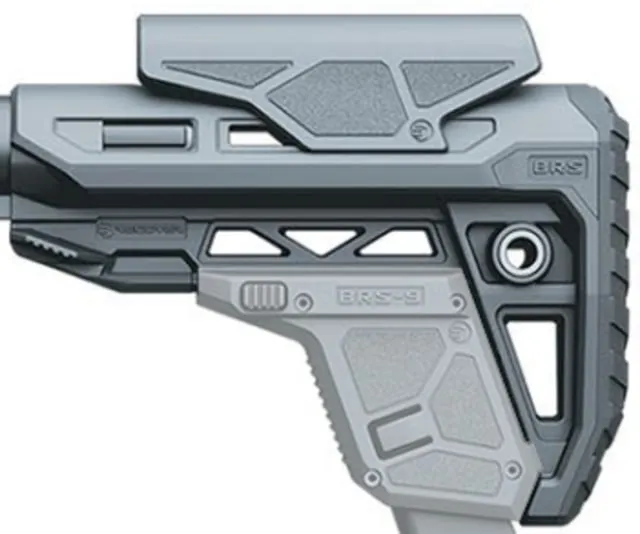 Recover Tactical Basic BRS AR Stock w/Cheek Rest Black