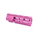 AT3 Tactical AR-15 Pro Quad Rail Free Float Handguard Pink 7in