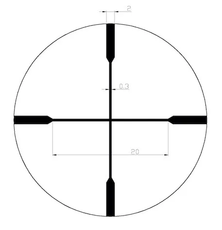 Riton Optics RT-S MOD 1 4x32 Wide FOV Riflescope