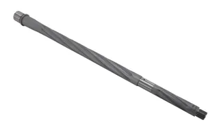 Shaw AR-15 6 ARC Threaded Barrel Spiral Flute 18in HBAR Profile 1-7.5 Twist 5/8-24 Thread Matte Stainless