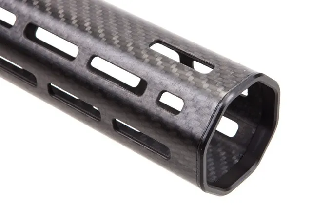 Lancer Systems .308/7.62 LCH7 LIGHTWEIGHT M-LOK Carbon Fiber Handguard XL (No Rails) - 12"