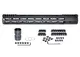 Presma AR-15 Super Light M-LOK Series Free Float Handguards with Partial Top Rail 15in Black