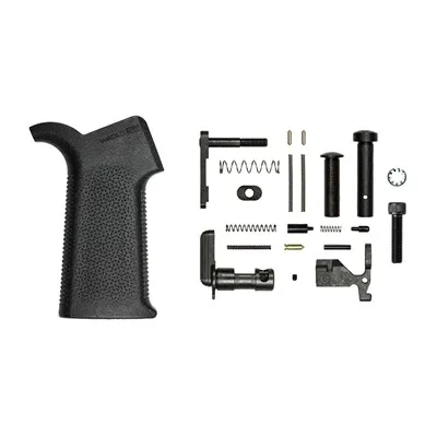 No M4E1 Lower Parts Kit W/MOE SL Grip Minus FCG For AR-15 Black