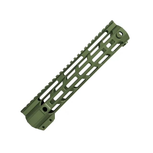 XTS AR-15 M-LOK Rail 10 in OD Green