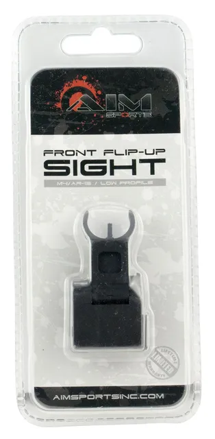 Aim Sports Low-Profile Front Flip-Up Sight for AR-15 Style Rifle