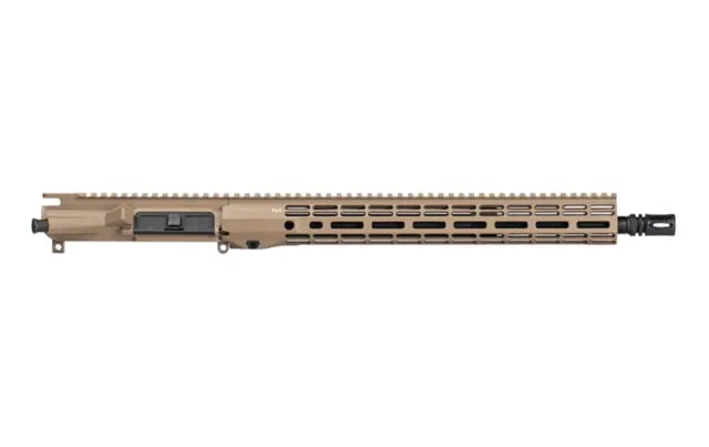 Aero Precision M4E1-T RM15 Complete Upper 5.56 x 45 16inch HBAR Mid Length 1-7 Twist 1/2 x 28 Thread Cerakote FDE