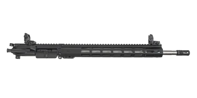 PSA 18" Rifle-Length .223 Wylde 1/7 SS 15" Lightweight Hex M-LOK Upper with MBUS Sight Set, BCG, & CH