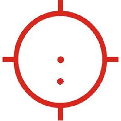 Xps2-2 Holographic 68moa Ring 1 MOA Red Dotx2 Reticle Black