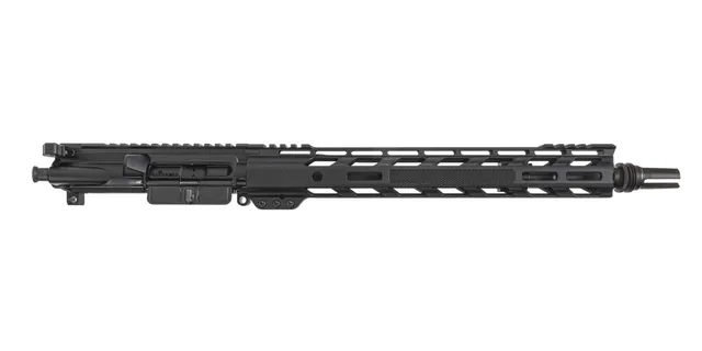PSA "Sabre" Forged 13.7" 5.56 FN CHF CL Mid-Length Nitride 13" Knurled Slant Rail and SilencerCo ASR - Long Pin and Weld