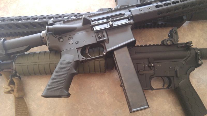 AR-15 chambered in 9mm