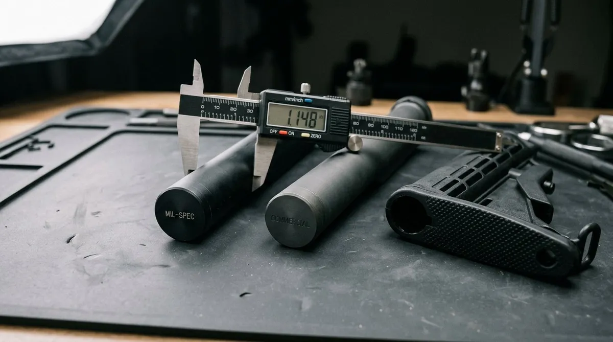 Mil-Spec vs Commercial Buffer Tube: What's the Difference?