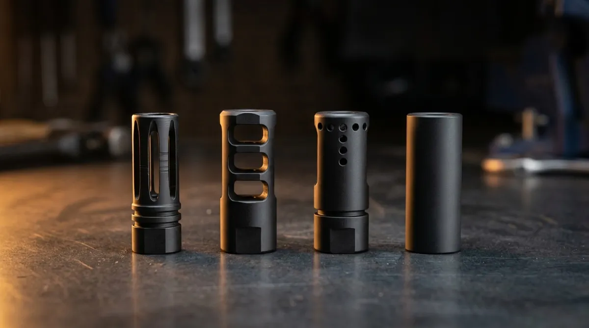 Muzzle Brake vs Compensator vs Flash Hider: What's the Difference?