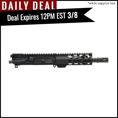 PSA 7.5" Phosphate 300AAC Blackout 1/8 6" Lightweight M-Lok Upper - With BCG and CH - 5165447573