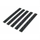 Rail Panel Kit 5-Pack M-Lok Rubber Black 5.5"