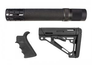 Hogue AR-15/M-16 Grip Kit- Includes Mil-Spec Buffer Tube and Hardware - Black