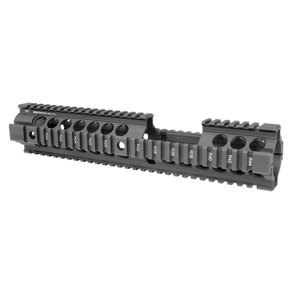 Midwest Industries Gen2 Two Piece Free Float Handguard, Extended Length Carbine, Black ‒ MCTAR-20XG2