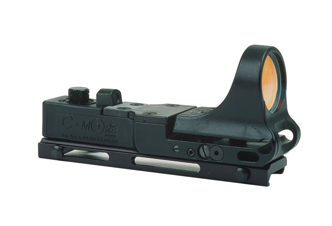 C-More Railway Red Dot Sight, Polymer Body, Click Switch, 6MOA Dot