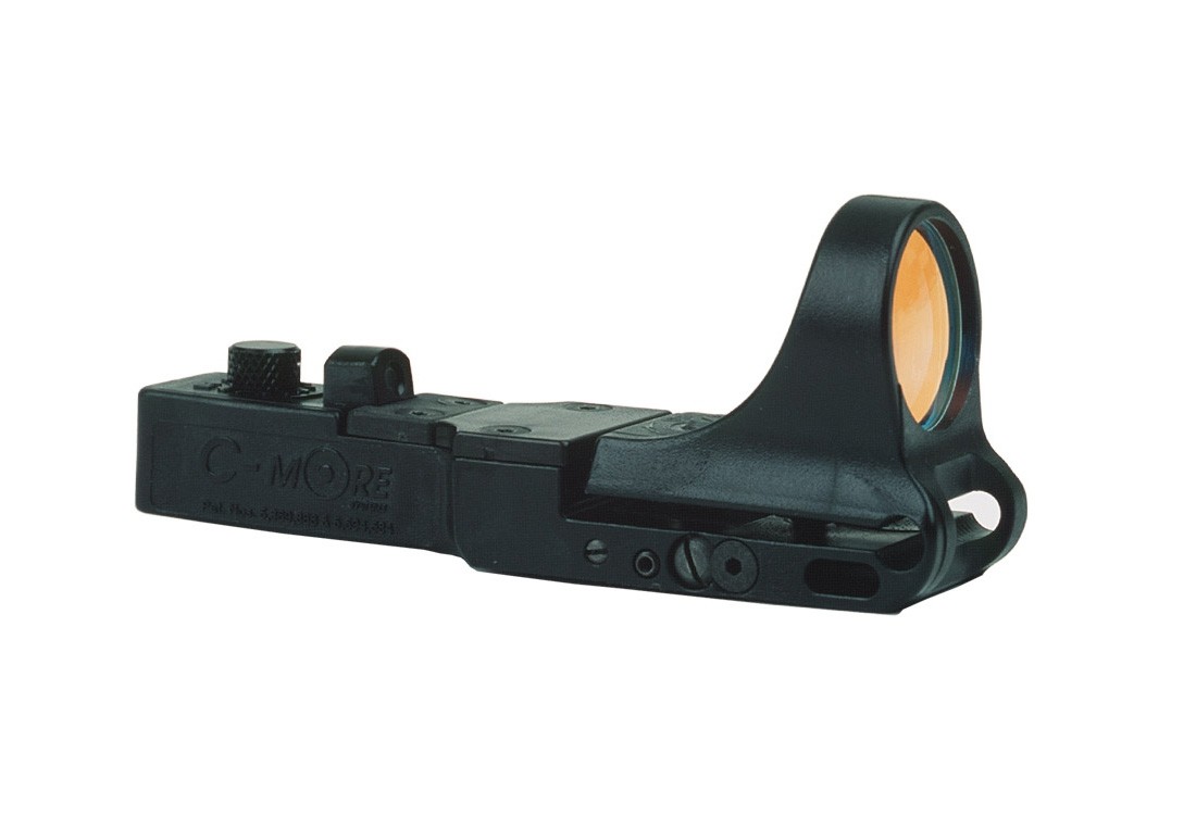C-More SlideRide Red Dot Sight, Polymer Body, Click Switch, 6 MOA Dot