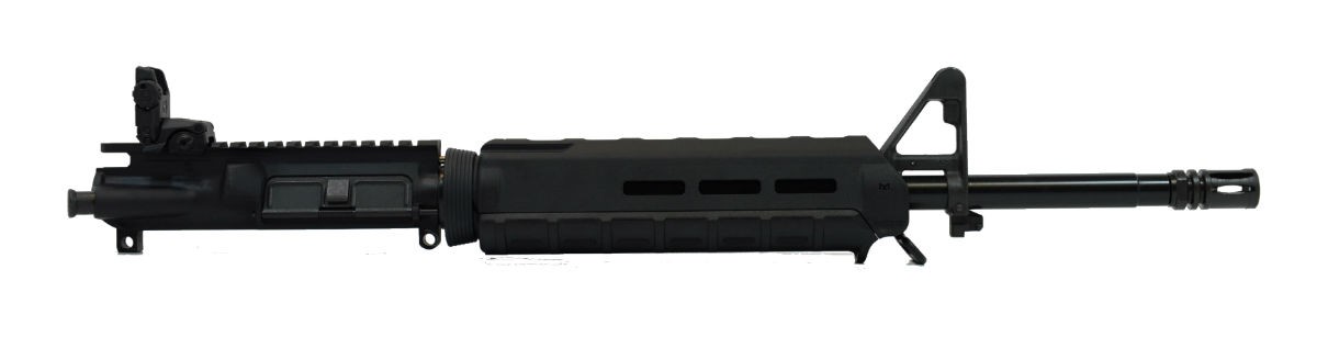 PSA 16" Mid-length Nitride 5.56 NATO 1:7 MOE Freedom Upper & Rear MBUS- Without BCG / CH - 516444485